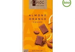 Chocolate Bio con Almendras y Naranja
